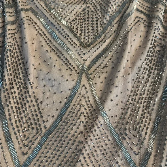 Adrianna Papell Gold Beaded Mini Dress - Picture 5 of 5